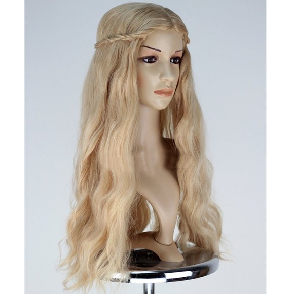 Long Blonde Wavy Wig Party Costume Cosplay Hair Brand New Blonde Wig